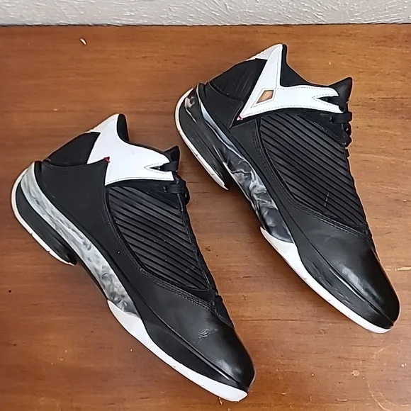Air Jordan 2009 OG 2K9 Black White Tuxedo Vintage Mens Sneakers 343084-062 Sz 12